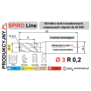 Frez fi 3 R0,2 SPIRO